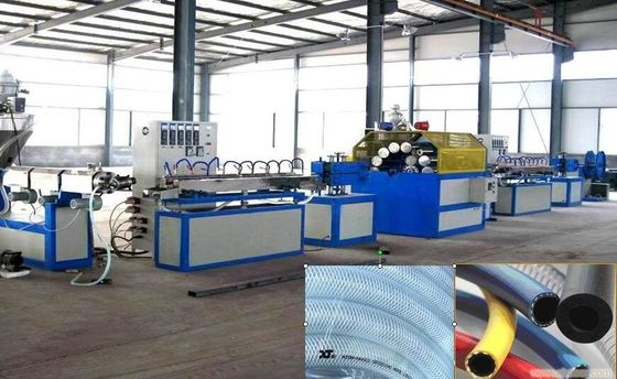 Kunststoffrohr-Verdrängungs-Maschine PVCs faserverstärkte/Herstellungs-Linie, Kunststoffrohr-Extruder