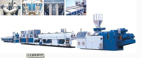 Ein guter Preis. Mit hohem Ausschuss automatische Doppelschneckenextruder-Rohr-DoppelFertigungsstraße PVC-Rohr-/PVC Online