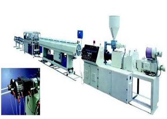 Ein guter Preis. 20 - 63mm PVC-Zwillings-Rohr, das Maschinen-/doppeltes Rohr-Extruder PLC-Steuerung macht Online