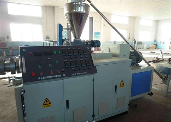 Ein guter Preis. Mit hohem Ausschuss konischer PlastikDoppelschneckenextruder PVCs mit elektrischem Kontrollsystem Online