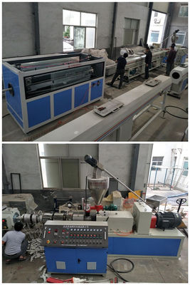 Ein guter Preis. 50 mm bis 160 mm PVC-Rohr-Produktionslinie, Kegel-Zwei-Schraub-Kunststoff-Rohr-Extruder Online