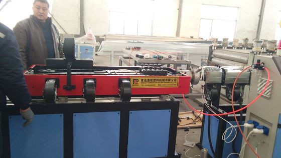 Ein guter Preis. Vorgespannte pp.-PVC-Kunststoffrohr-Verdrängungs-Linie 80kg-/Hgang gefahren Online