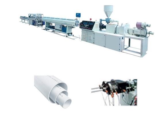 Ein guter Preis. PVC paaren das Rohr, das Maschine, doppeltes Rohr-Fertigungsstraße 380V 50HZ herstellt Online