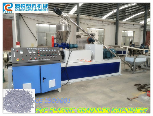 Heißer Ausschnitt-Plastikkörnchen Maschine, PVC Plastikpelletisierungs-Extruder PVCs