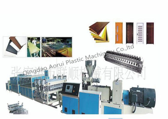 Ein guter Preis. Konische Doppelschrauben-Plastikprofil-Verdrängungs-Linie, pp.-PET-PVCplastikprofil-Extruder aufbereitend Online