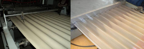 Ein guter Preis. PVCgewellte Plastikbrett-Verdrängungs-Linie, gewölbter Platten-Extruder Online