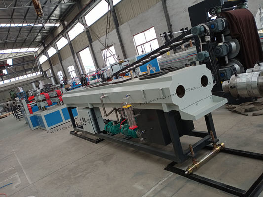 Kunststoffrohr-Verdrängungs-Linie 50kg/H PVC-125kw mit Hohlraum zwei